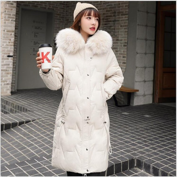 New Slender Fashion Women Winter jacket Hooded clothes Downstairs Cats Parka Winter Jas For Girls Plus Size Vested Jackets 386