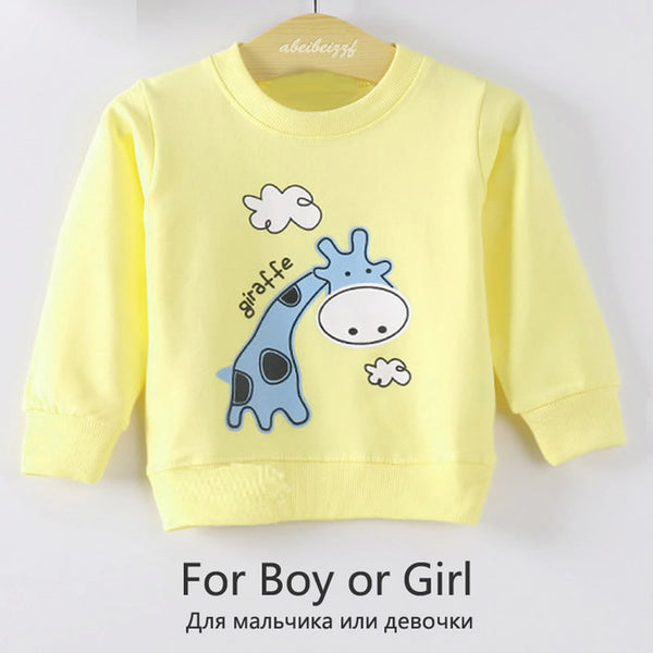 2019 New Arrival Baby Girls Sweatshirts Winter Spring Autumn Children Hoodies 6 Cats Long Sleeves Sweater Kids T-shirt Clothes